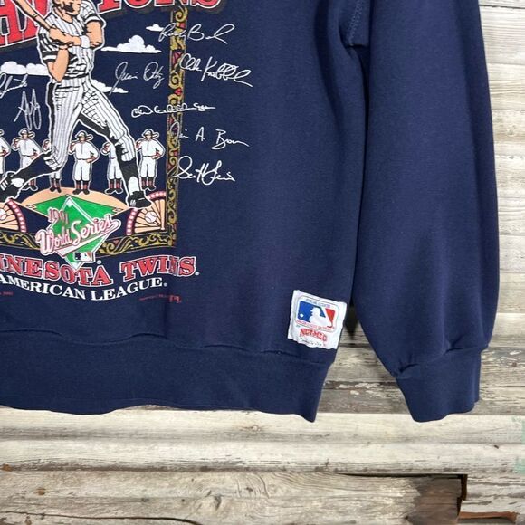 Vintage 1991 World Champions Minnesota Twins Sweatshirt - Picture 4 of 8